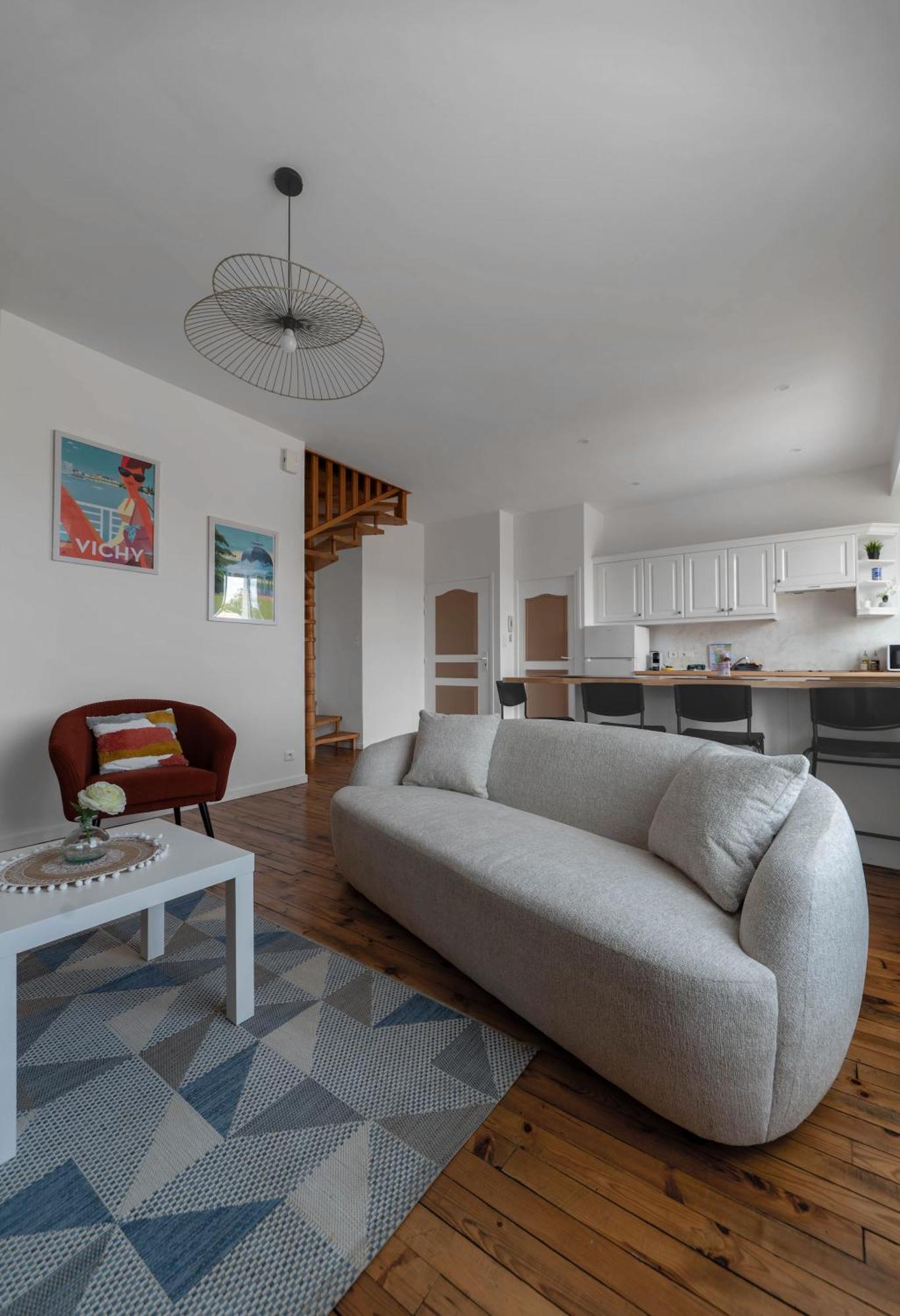 Le Grenet - Appartement Design En Duplex Vichy Exterior foto